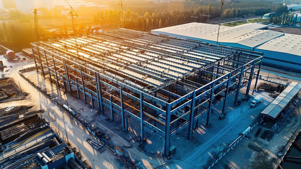 Structural steel fabrication process in Los Angeles